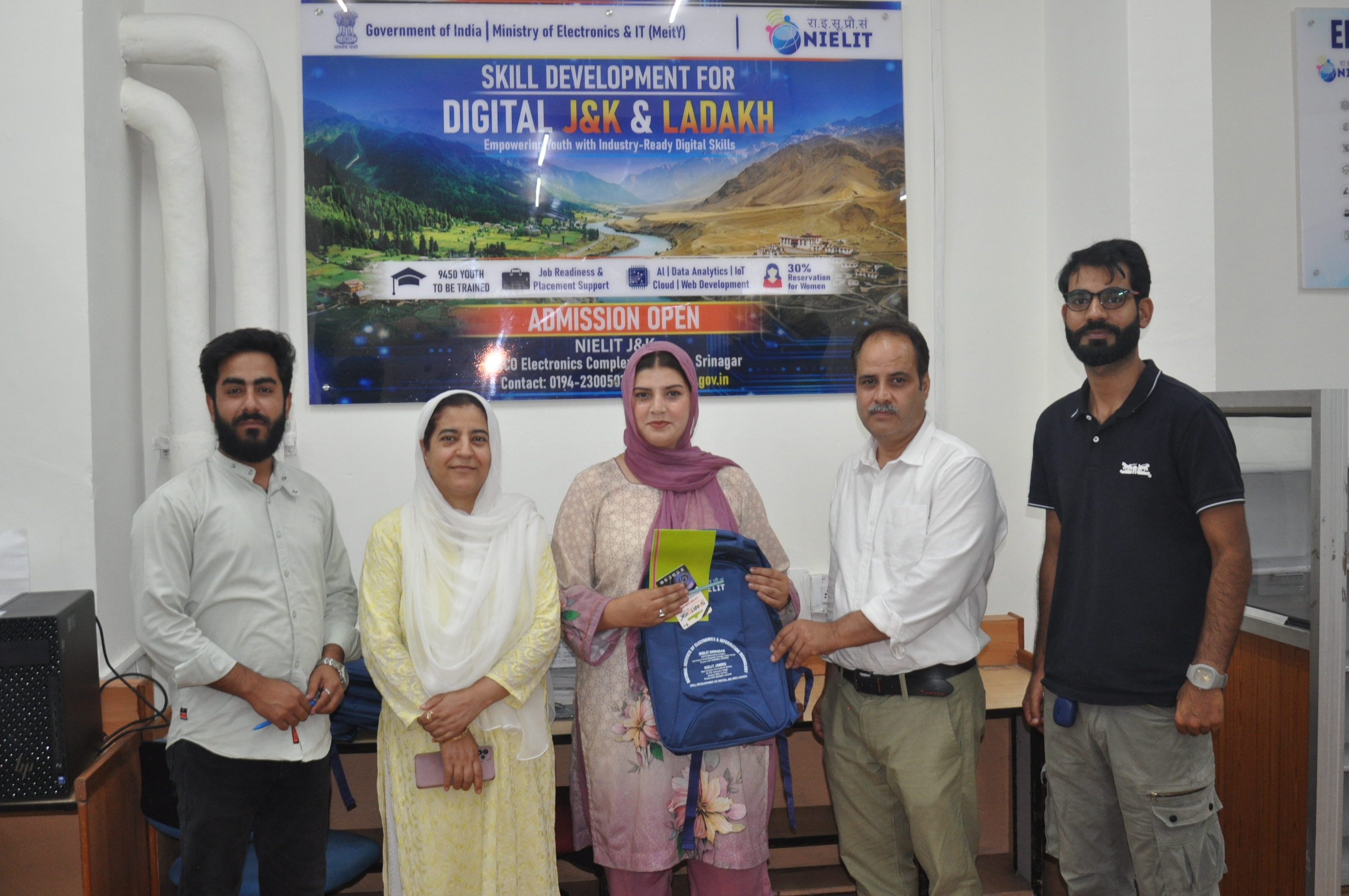 Skill Development Kits distributed by NIELIT Srinagar